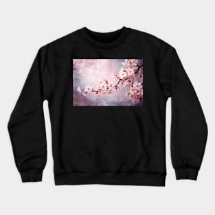 Japanese Cherry Blossom Branch Crewneck Sweatshirt